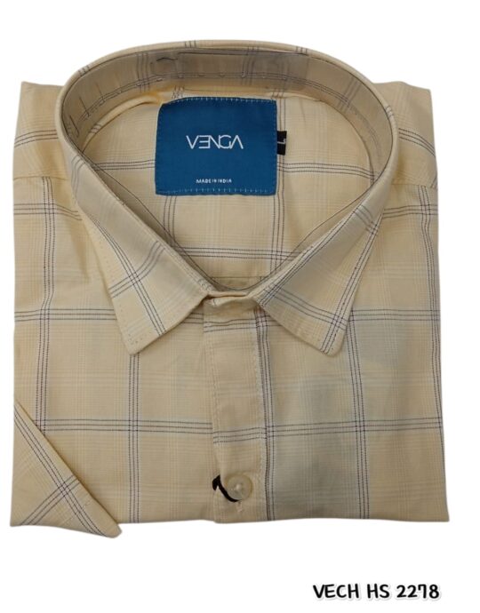 VENGA CHECKS HALF SLEEVS SHIRTS