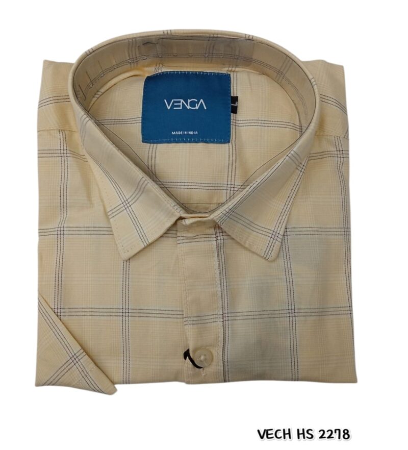 VENGA CHECKS HALF SLEEVS SHIRTS