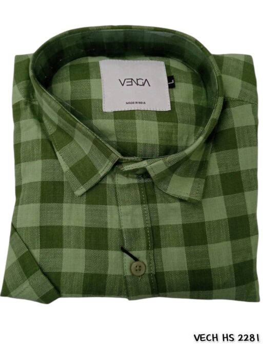 VENGA CHECKS HALF SLEEVS SHIRTS