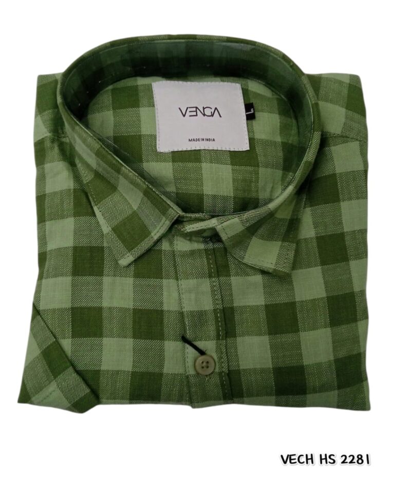 VENGA CHECKS HALF SLEEVS SHIRTS