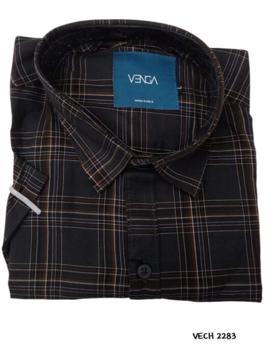 VENGA CHECKS HALF SLEEVS SHIRTS