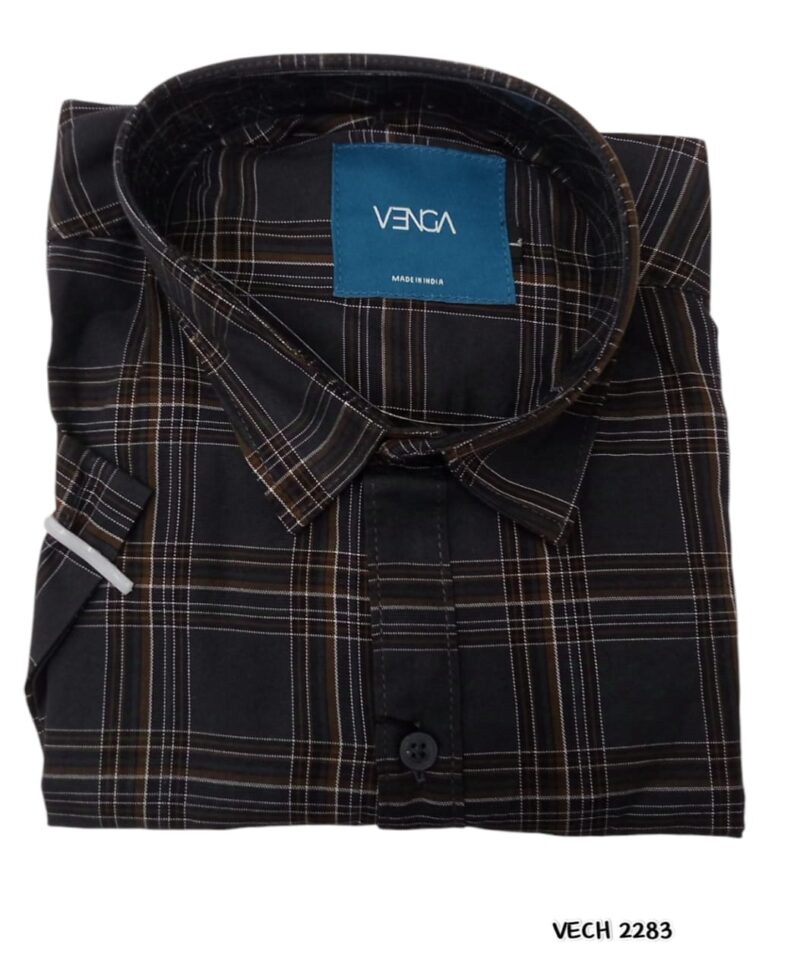 VENGA CHECKS HALF SLEEVS SHIRTS